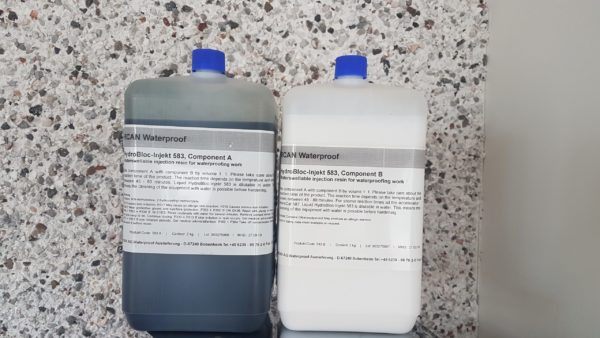 Hydrobloc 583 2K Acryl inndæling 10 kg 2 þátta acryl inndælingarefni