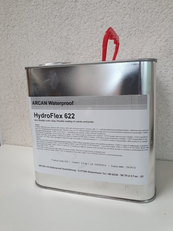 Arcan 622 Hydroflex Waterstop foam 2,5 kg.