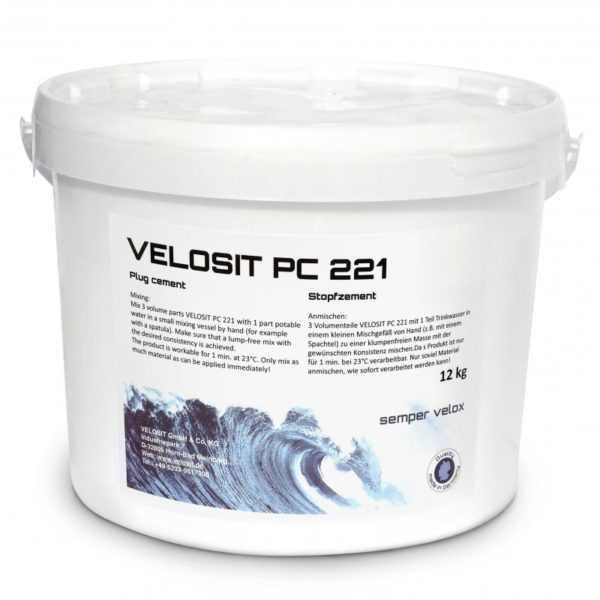 Velosit PC221 Crystal Plug Cement 1 mín 12 kg