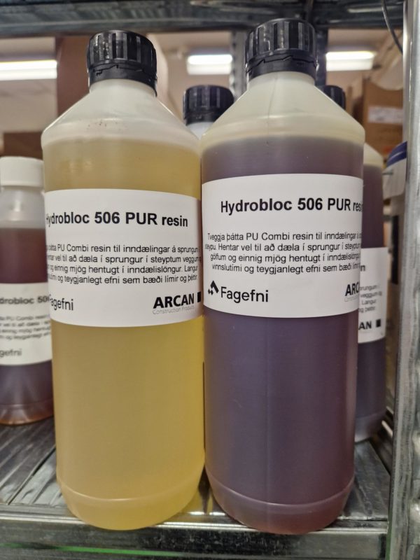 Hydrobloc 506 PUR resin 2 kg. Tveggja þátta PU Combi resin