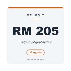 Velosit RM 205, grófur viðgerðarmúr, 25 kg poki