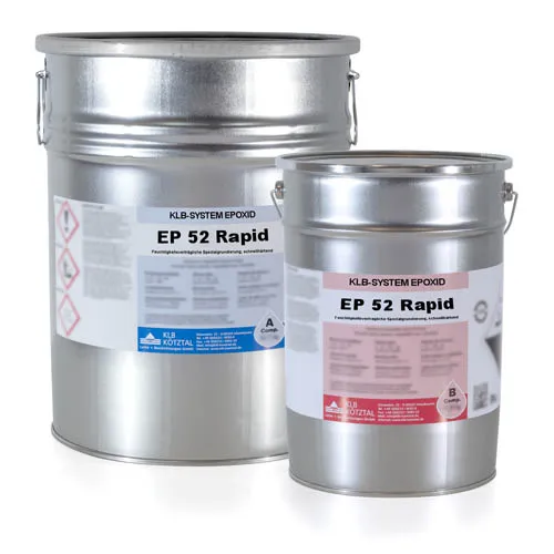 KLB EP 52 RAPID epoxy rakagrunnur, tveggja þátta ílát