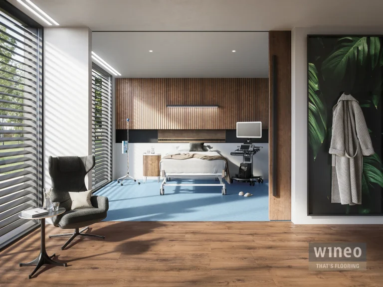 Wineo Purline 1500 dúkur, Melbourne Oak Brown og Ocean Blue