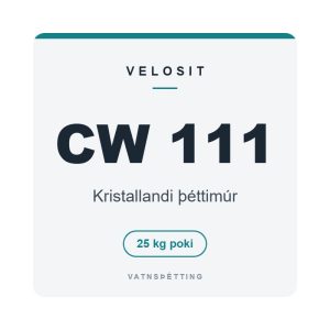 Velosit CW 111, kristallandi þéttimúr, 25 kg poki
