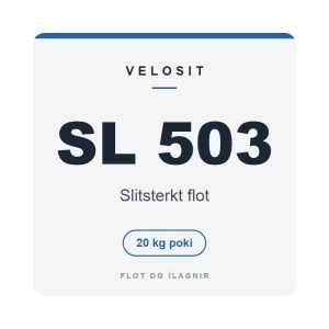 Velosit SL 503 – Slitsterkt flot Velosit SL 503, slitsterkt flot, 20 kg poki