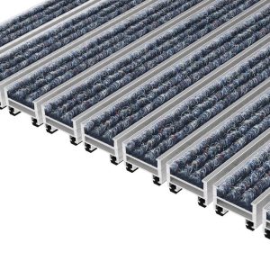 Geggus Top Clean STABIL 22 inngangsmotta með bláu rifflaðu teppi
