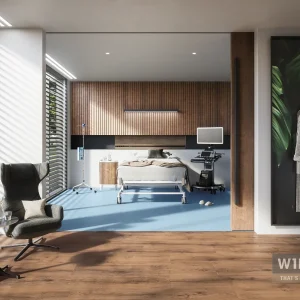 Wineo Purline 1500 dúkur, Melbourne Oak Brown og Ocean Blue