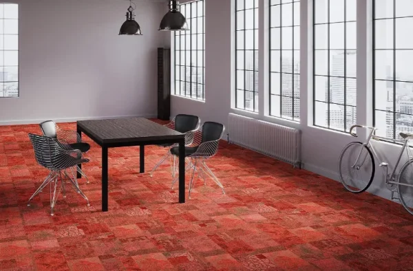 Infloor Cava Motion álagsteppi með prentuðu mynstri